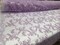 1 Yard Lavender Metallic Flowers Sequins Mesh Lace Fabric for Costumes